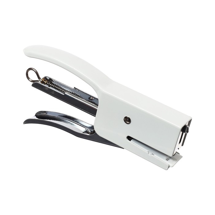 Степлер плаер №24/6 до 20 листов, скобы 24/6, для сшивания на весу, стальной, МИКС