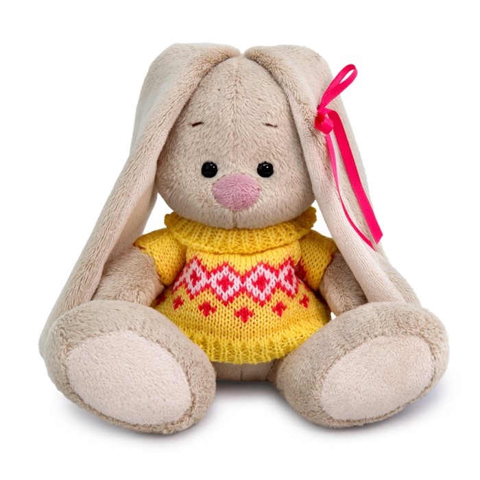Мягкая игрушка &laquo;Зайка Ми в жилете с орнаментом&raquo;, 15 см