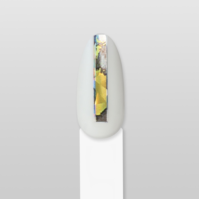 Наклейки для ногтей &laquo;Битое стекло&raquo;, фольгированные, цвет фиолетовый/золотистый/графит