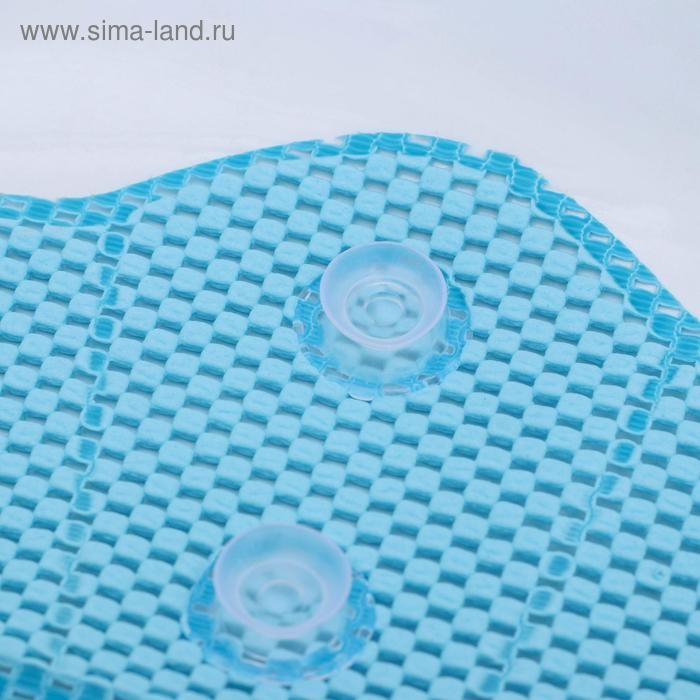 Подушка для ванны с присосками &laquo;Лотос&raquo;, 33&times;33 см, цвет МИКС