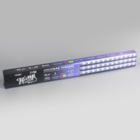 Гирлянда &laquo;Сосульки&raquo; 2.4 &times; 0.5 м, IP44, прозрачная нить, 96 LED, свечение мульти с эффектом стекания, 12 В