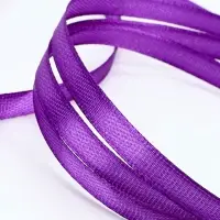 Лента атласная, 6 мм, 23&plusmn;1 м, фиолетовая №34