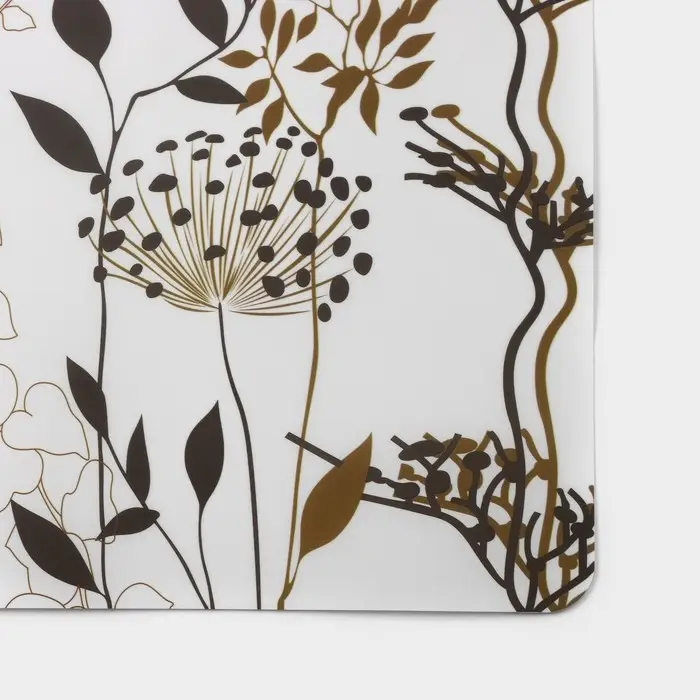 Салфетка сервировочная на стол &laquo;Сад&raquo;, 43&times;28 см, белая