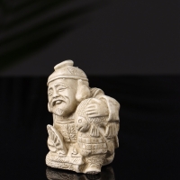 Набор фигур "Нэцкэ" 20х10х7 см, бежевый