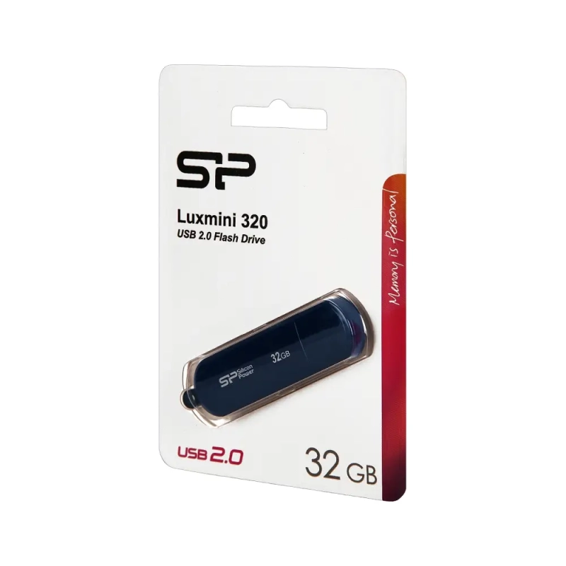 USB накопитель 32 GB Silicon Power Luximini 320 синяя
