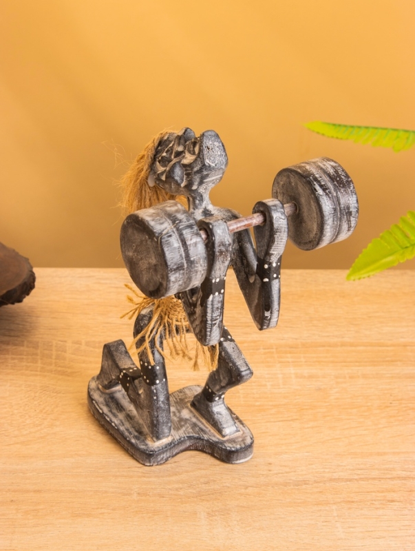 Сувенир &laquo;Аборигены силач&raquo;, 11&times;11&times;18 см, дерево