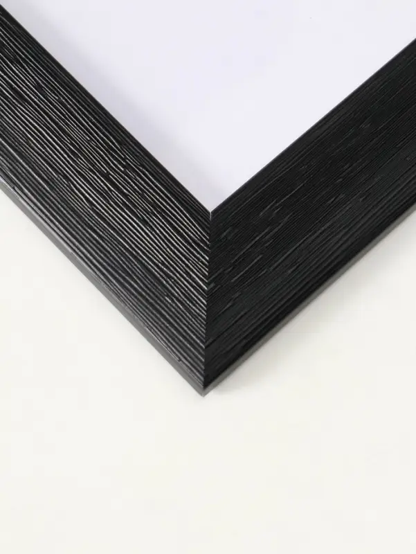 Фоторамка для фото 40х50 см "Luxe Elegance" пластик, чёрный, (пластик экран)