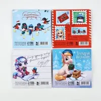 Блокнот 10х10, 16 листов МИКС "Лошадки"