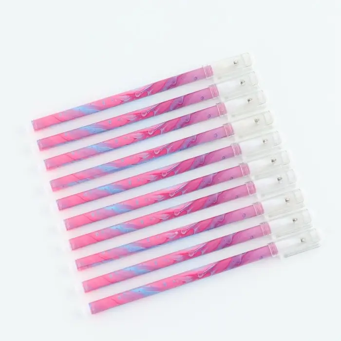 Ручка шариковая синяя паста 0.5 мм с колпачком &laquo;Неон&raquo; пластик