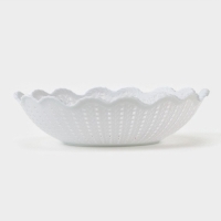 Ваза для хлеба и фруктов &laquo;Вязание&raquo;, 18&times;4,5 см, белый, рисунок МИКС