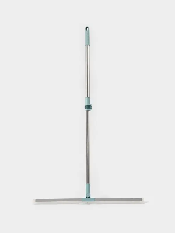 Водосгон для пола, силиконовый поворотный сгон 60 см, черенок нерж. сталь 58-97 см