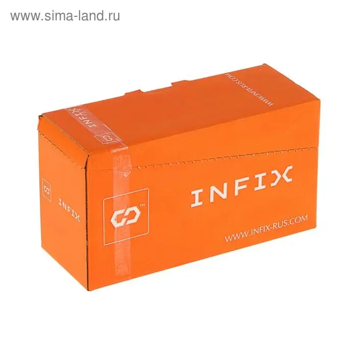 Саморез конструкционный INFIX, 6х160 мм, потай, Torx30, жёлтый цинк
