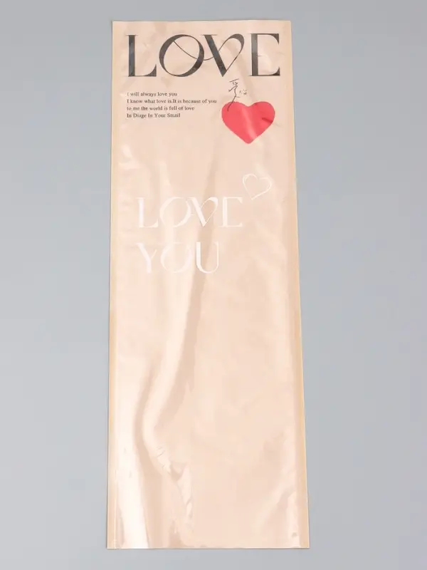 Пакет конус, для цветов, пудра, 14&times;40 см