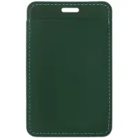 Чехол для пропуска Shall Simple, зеленый