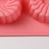 Форма для выпечки Доляна &laquo;Адель&raquo;, силикон, 28&times;16&times;2 см, 8 ячеек, красная