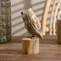 Cувенир &laquo;Сова на пеньке&raquo;, 18 см, дерево
