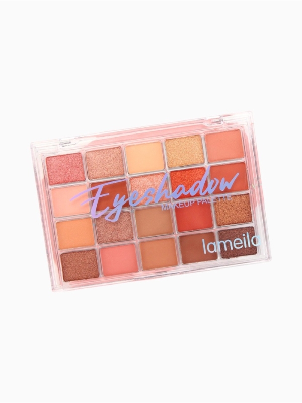 Тени для век 20 цветов, матовые и с шиммером, водостойкие