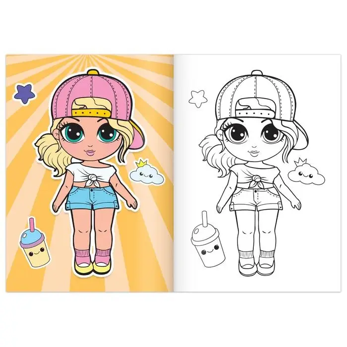 Раскраска &laquo;WOW Girls. Модницы&raquo;, формат А5, 12 стр.