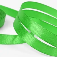 Лента атласная, 10 мм, 23&plusmn;1 м, зелёная №52