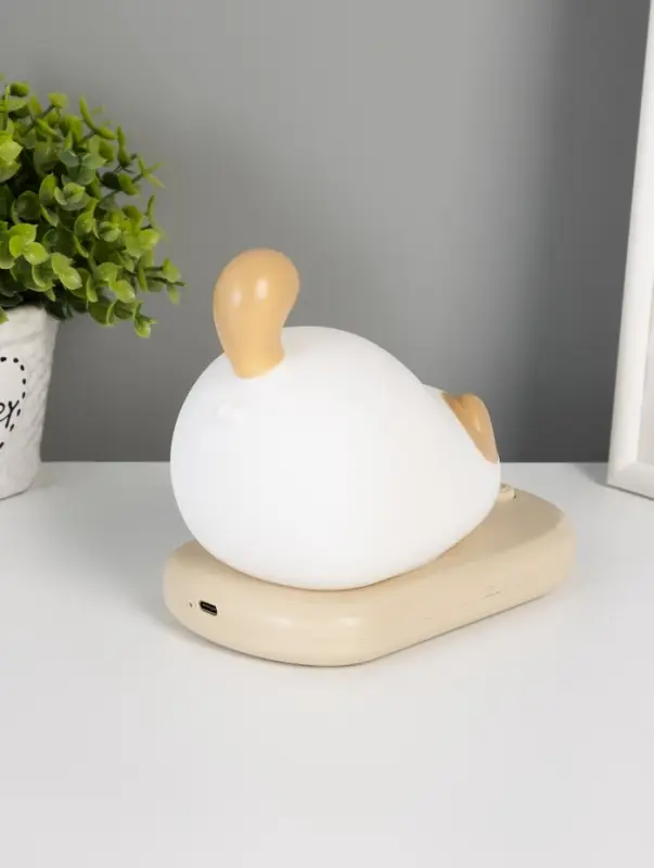 Ночник "Котёнок на коврике" LED 3Вт 5V USB АКБ 9х15х13,2 см