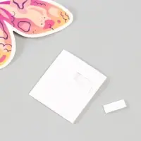 Бабочки картон "Абстракция" набор 12 шт h=4-10 см