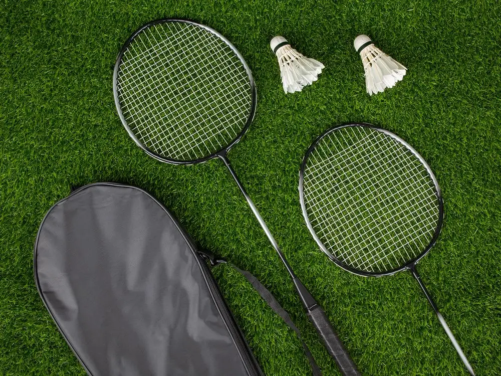 Набор для игры в бадминтон Gloucester, черно-серый