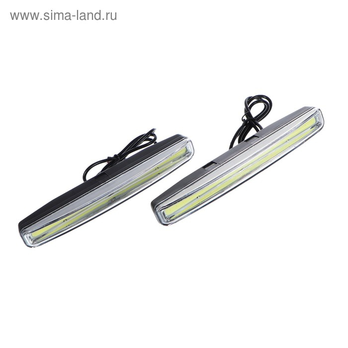 Дневные ходовые огни DRL AVS DL-1, 155 x 33 x 17 мм, 24 Вт, 1 светодиод, набор 2 шт