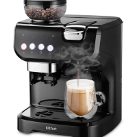 Кофеварка капсульная рожковая и кофемолка КТ-7107 - 1560 Вт