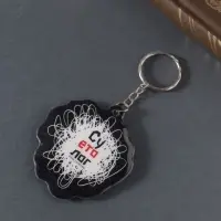 Брелок для ключей на кольце &laquo;Суетолог&raquo;, мягкий ПВХ, 5.5&times;6.3 см