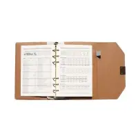 Органайзер на кольцах, C6, с клапаном, 80л, линия, к/зам, Бежевый