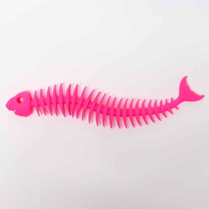 Антистресс сквиш мялка &laquo;Скелет рыбы&raquo; , в пакете