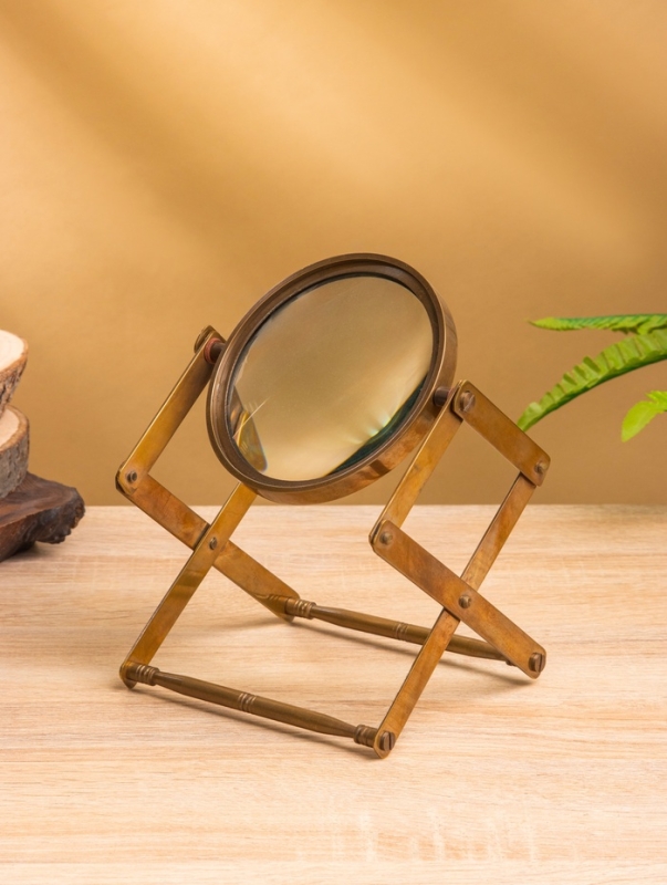 Лупа &laquo;Исследователь&raquo;, 13.5&times;14&times;3.5 см, алюминий