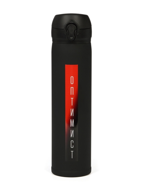 Термос &laquo;Мастер К. Оптимист&raquo;, 500 мл, чёрный