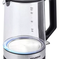 Чайник HYK-G8808 1,7л 2200Вт черный (стекло)