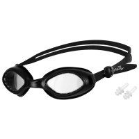 Очки для плавания детские ONLYTOP, беруши, цвета МИКС