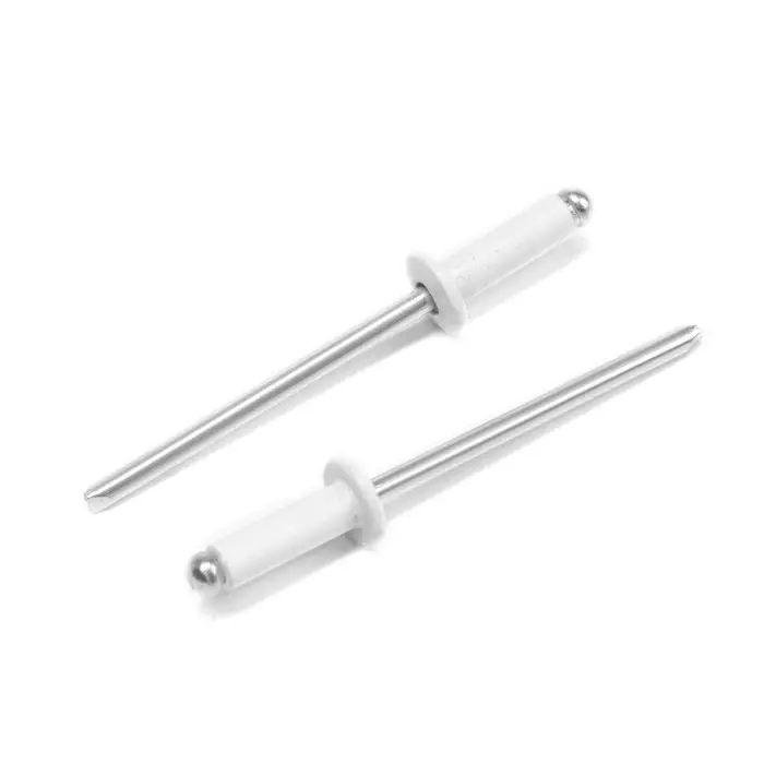 Заклёпки ТУНДРА krep, вытяжные, алюминий-сталь, 3.2&times;8 мм, белые, 50 шт.