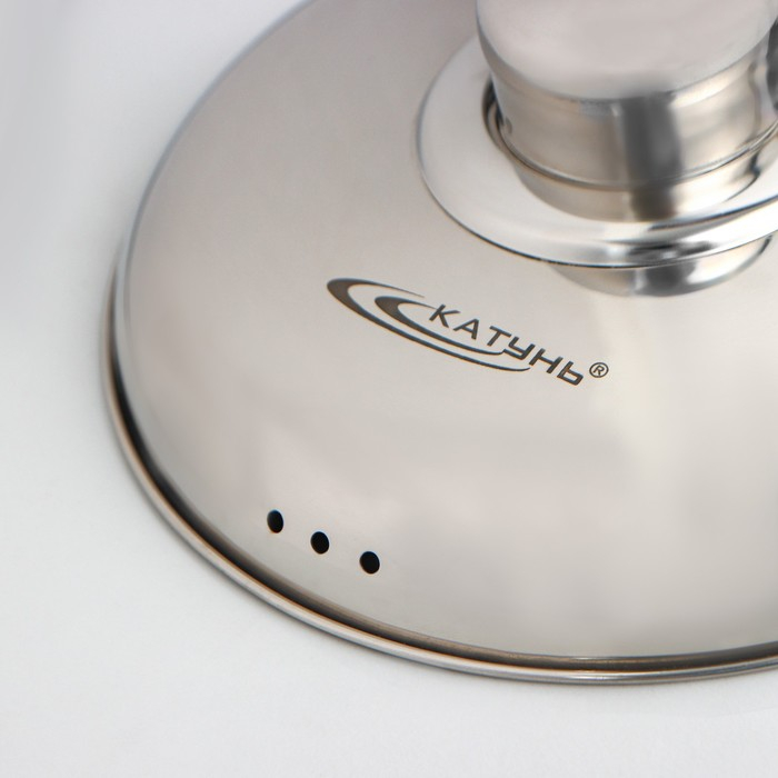 Ковш &laquo;Гретта&raquo;, 1,8 л, d=16 см, металлическая крышка, с теплораспределительным слоем, металлическая ручка, индукция