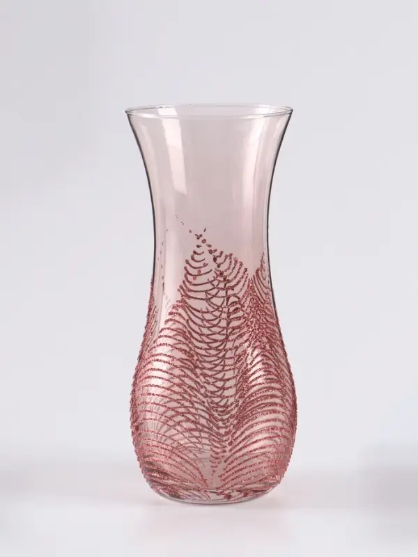Ваза &laquo;Тодес&raquo; волна, h=26 см, стекло, светло-розовая