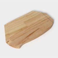 Сковорода чугунная &laquo;Корова&raquo;, 30&times;18 см, на деревянной подставке МИКС