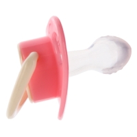 Соска-пустышка анатомическая, силикон, от 0 мес., цвет розовый