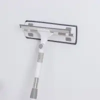 Окномойка с насадкой из микрофибры, фиксатор, стальная телескопическая ручка, 28,5&times;8,5&times;85(135) см