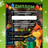 Новогодний квест по поиску подарка "Похититель подарков", 24 стр