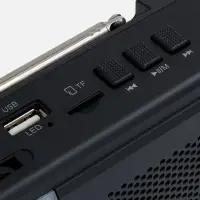 Bluetooth-колонка с радио Comradio, черная