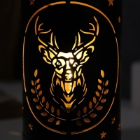 Фигура световая "Величавый олень", 12.3x21 см, 1 LED. АААх3 (не в компл.), свечение тёплое белое