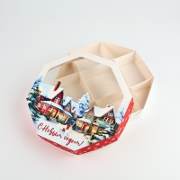 Коробка складная &laquo;Тепла и уюта&raquo;, 29 х 29 х 5 см, Новый год