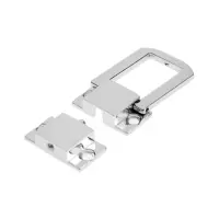 Замок-защелка на ящик ZM01, 3.2&times;2.5 см, цвет хром