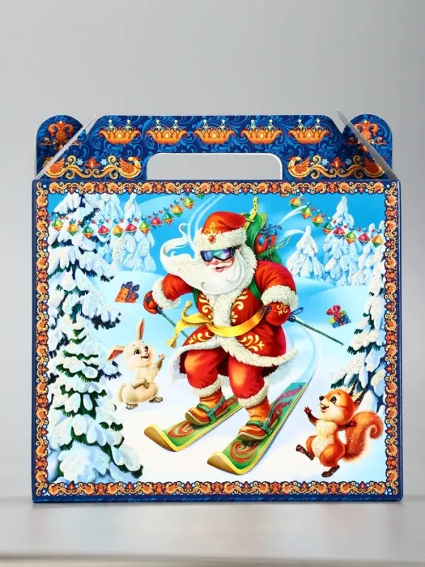 Подарочная коробка новогодняя &laquo;Олимпиада&raquo;, Чемоданчик малый, 17.3&times;6.5&times;15 см