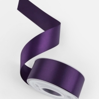 Лента атласная двухсторонняя №476 38мм*25&plusmn;1м виноградный TR