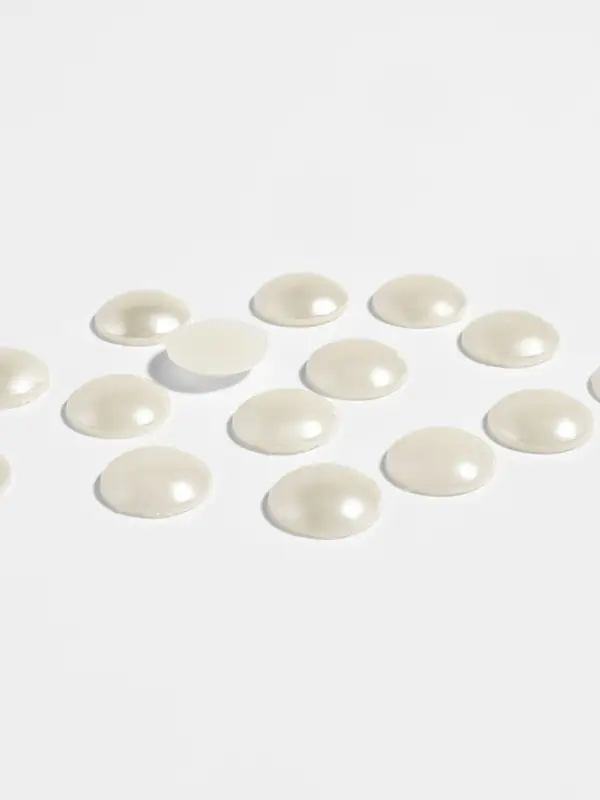 Стразы термоклеевые &laquo;Жемчуг&raquo;, d=12 мм, 20 шт.