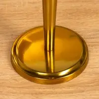 Подсвечник "Пьедестал" 11х11х30 см, алюминий, цв. золото